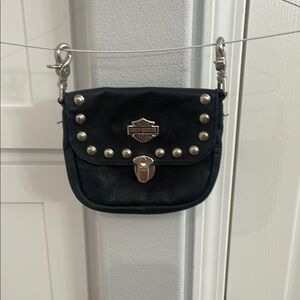 Harley-Davidson Mini Black and Silver Belt Bag